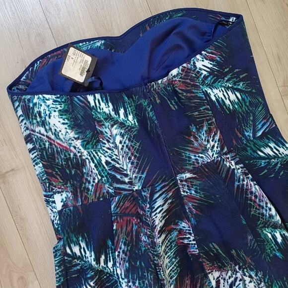 Club Monaco Nelly Palm Print Mini Dress 6 NWT - Picture 9 of 14